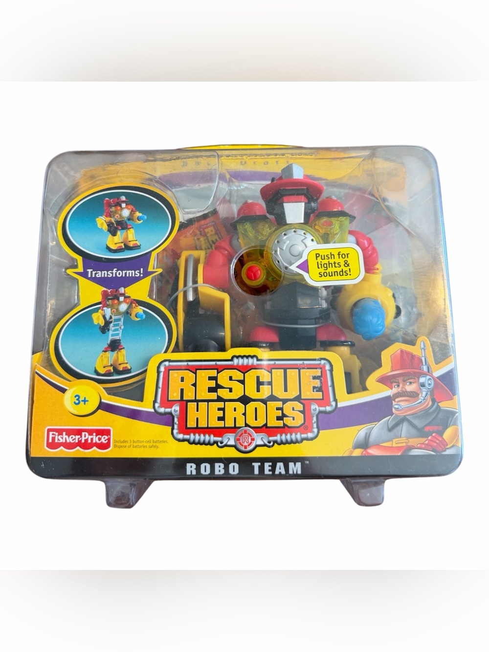 Rescue Heroes Robo Team Back Draft Construction Robot  NEW IN PACKAGE